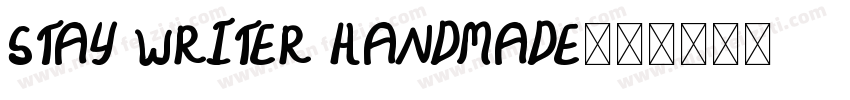 Stay Writer Handmade字体转换